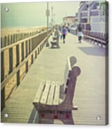Carefree Forever Point Pleasant Boardwalk Nj Vintage V Acrylic Print