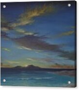 Caribbean Sunset By Alan Zawacki Acrylic Print