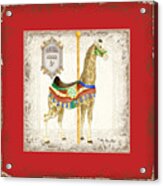 Carousel Dreams - Giraffe Acrylic Print