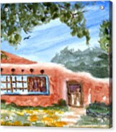 Casa En Taos Acrylic Print