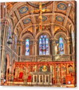 Catherdral Altar View Acrylic Print
