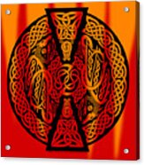 Celtic Dragons Fire Acrylic Print