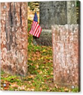 Cemetery Flag Acrylic Print