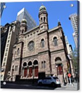 Central Synagogue- 652 Lexington Ave Acrylic Print