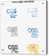 Cgs Logo Variante Color Acrylic Print