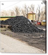 Chama Coal Pile Acrylic Print