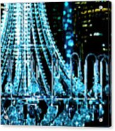 Chandelier And Tall Building Acrylic Print