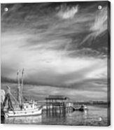 Charleston Shrimp Boat Acrylic Print