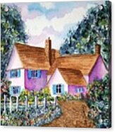 Charming Cottage Acrylic Print