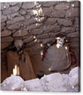 Chauchilla Cemetery Mummies, Nazca, Peru Acrylic Print