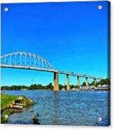 Chesapeake City Bridge Acrylic Print