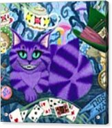 Cheshire Cat - Alice In Wonderland Acrylic Print