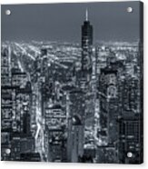 Chicago Aerial Panorama Acrylic Print