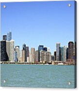 Chicago Skyline Wide Angle Acrylic Print