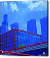 Chicago The City Of Blues Acrylic Print