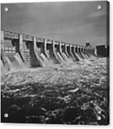 Chickamauga Dam Spillway Was Built Acrylic Print