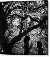Child Silhouettes Acrylic Print