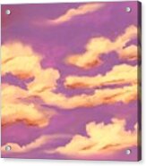 Childhood Memories - Sky And Clouds Collection Acrylic Print