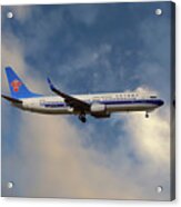 China Southern Airlines Boeing 737-81q Acrylic Print