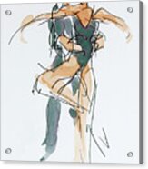 Choreographic Lesson At The Royal Ballet School 01 Acrylic Print