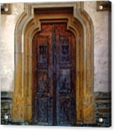 Church Door Sighisoara Acrylic Print