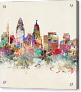 Cincinnati City Skyline Acrylic Print
