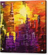 City Of Color Acrylic Print