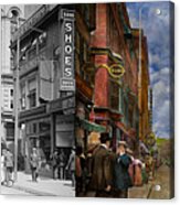 City - Providence Ri - Living In The City 1906 - Side By Side Acrylic Print