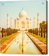 Classic Taj Mahal Acrylic Print