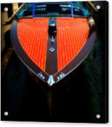 Classic Wooden Boat Acrylic Print