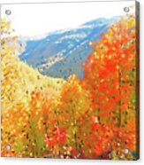 Clear And Cool Autumn Days Acrylic Print