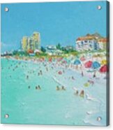 Clearwater Beach Florida Acrylic Print