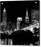 Cleveland Skyline Acrylic Print