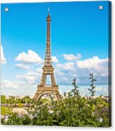 Cloud 9 - Eiffel Tower - Paris, France Acrylic Print