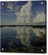 Clouds And Reflections Acrylic Print