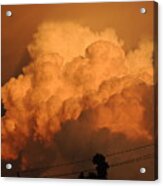 Clouds On Fire Acrylic Print