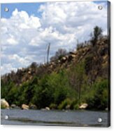 Clouds Over The Kern Acrylic Print