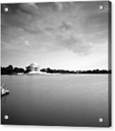 Cloudscape And The Tidal Basin Acrylic Print