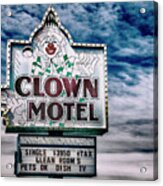 Clown Motel Tonopah Nevada Acrylic Print