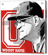 Coach Woody Hayes Acrylic Print