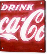 Coca Cola Acrylic Print