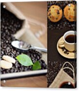 Coffee Collage Photo Acrylic Print