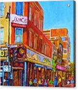Coffee Depot Cafe And Terrace Acrylic Print
