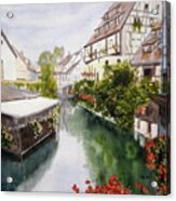 Colmar Canal Acrylic Print