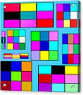 Color Squares Acrylic Print