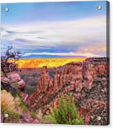 Colorado National Monument Timed Stack Acrylic Print