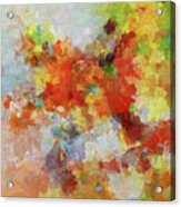 Colorful Abstract Landscape Painting Acrylic Print