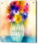 Colorful Bouquet I Acrylic Print