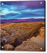 Colorful Desert Sunrise Acrylic Print