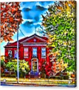 Colorful Harrison Courthouse Acrylic Print